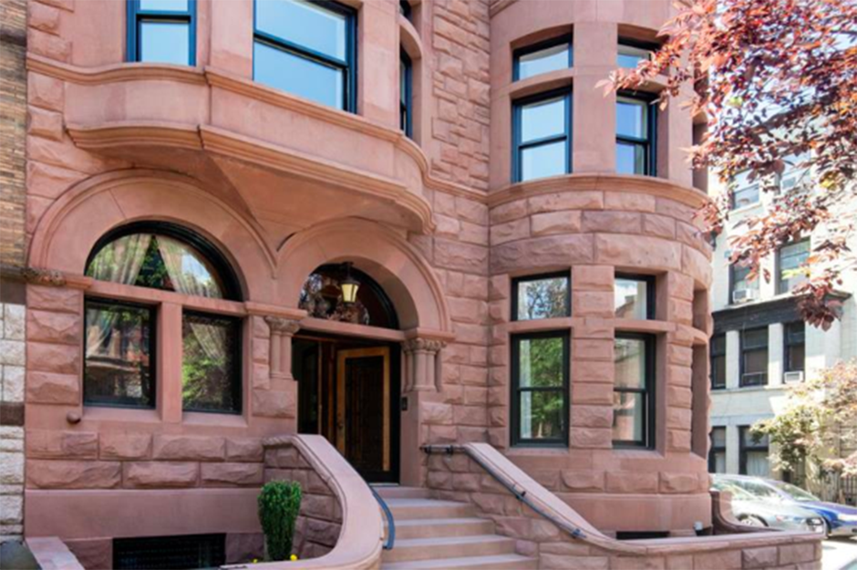 Classic New York City brownstones